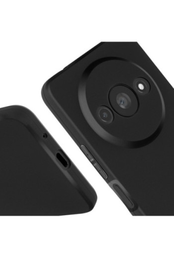 Cover silicone nero opaco fotocamera protetta per Xiaomi Redmi A3