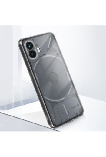 Cover per Nothing Phone 2 - silicone flessibile trasparente fotocamera protetta