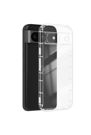 Cover per Google Pixel 8a - silicone flessibile trasparente fotocamera protetta