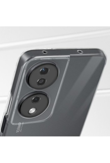 Cover silicone per Honor 90 Smart - trasparente fotocamera protetta