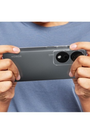 Cover silicone per Honor 90 Smart - trasparente fotocamera protetta
