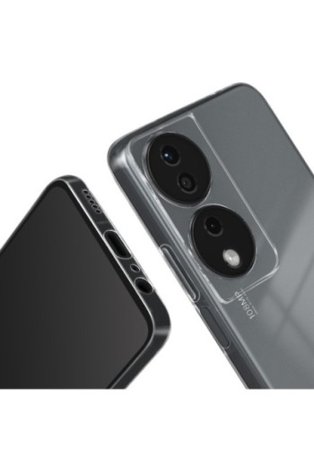 Cover silicone per Honor 90 Smart - trasparente fotocamera protetta
