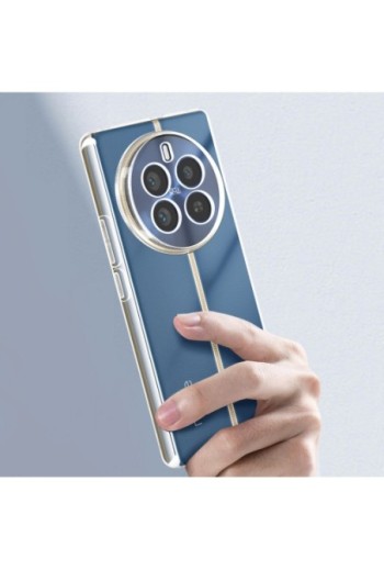 Cover silicone trasparente fotocamera protetta per Realme 12 Pro 5G e 12 Pro Plus 5G
