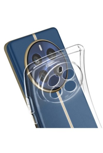 Cover silicone trasparente fotocamera protetta per Realme 12 Pro 5G e 12 Pro Plus 5G
