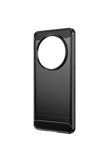 Cover per Realme 12 Pro 5G e 12 Pro Plus silicone effetto carbonio - nera