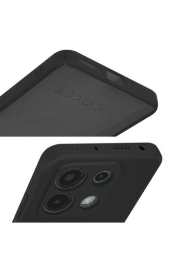 Cover soft-touch per Xiaomi Redmi Note 13 Pro 4G serie Fast Cover - nera
