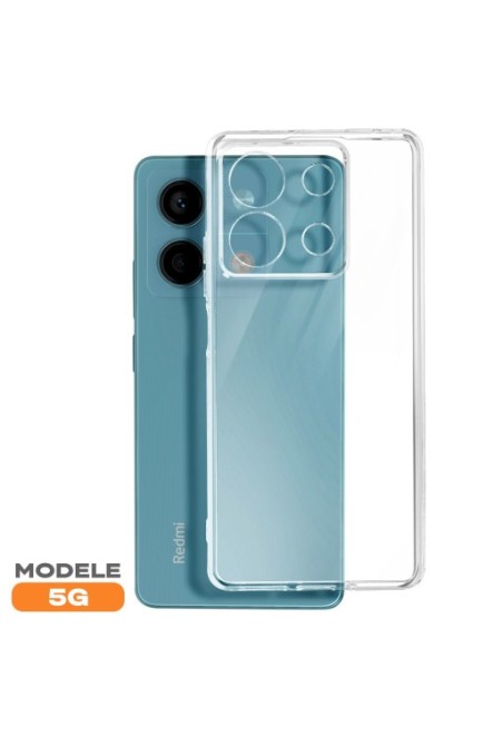 Cover trasparente per Xiaomi Redmi Note 13 5G silicone flessibile