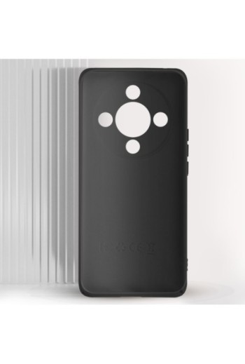 Cover soft-touch per Honor Magic 6 Lite 5G serie Fast Cover - nera
