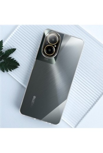 Cover per Realme C67 in silicone sottile 1 mm - trasparente