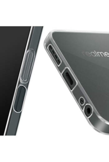 Cover per Realme C67 in silicone sottile 1 mm - trasparente