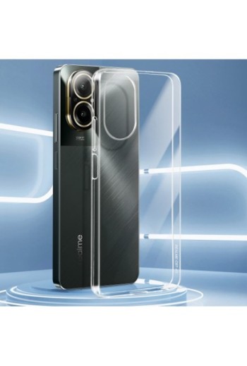 Cover per Realme C67 in silicone sottile 1 mm - trasparente
