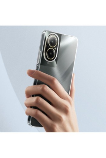 Cover per Realme C67 in silicone sottile 1 mm - trasparente
