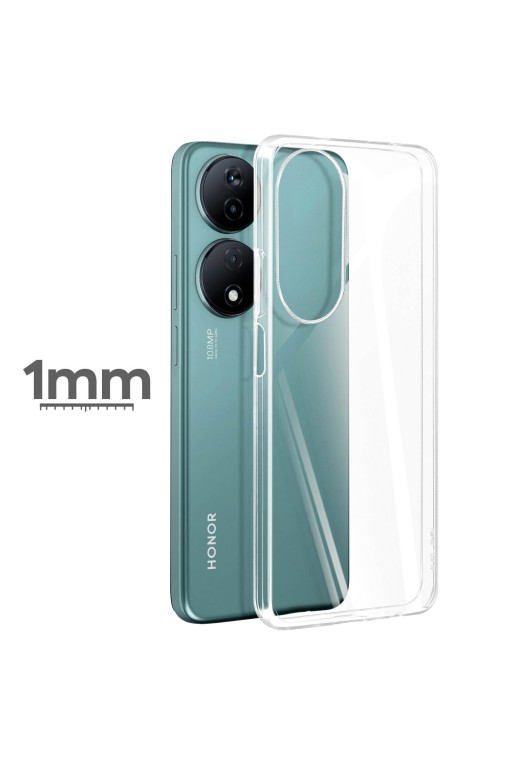 Cover per Honor 90 Smart in silicone sottile 1 mm - trasparente