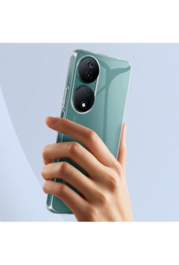 Cover per Honor 90 Smart in silicone sottile 1 mm - trasparente