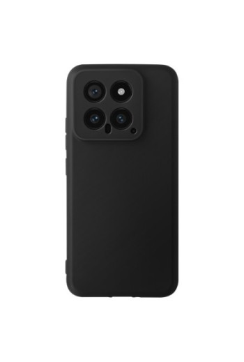 Cover flessibile per Xiaomi 14 silicone opaco - nero