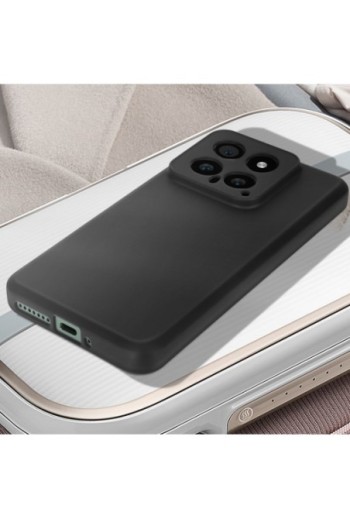Cover flessibile per Xiaomi 14 silicone opaco - nero