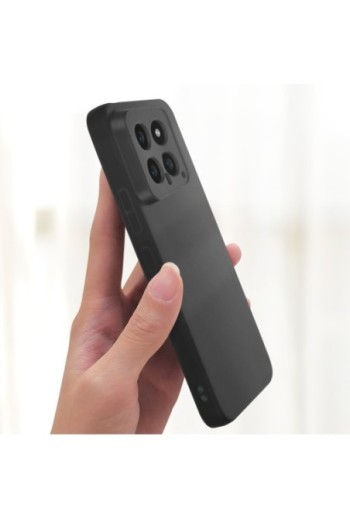 Cover flessibile per Xiaomi 14 silicone opaco - nero