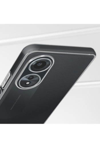 Cover per Oppo A58 4G - silicone trasparente fotocamera protetta