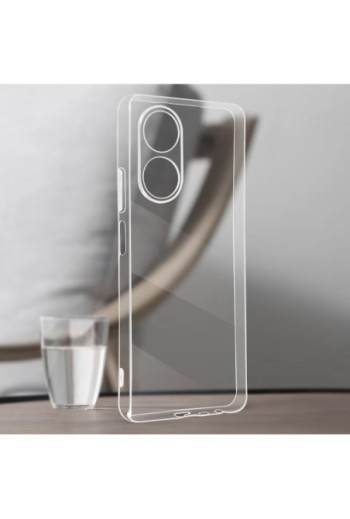 Cover per Oppo A58 4G - silicone trasparente fotocamera protetta