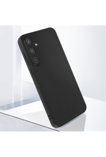 Cover per Samsung Galaxy A35 5G - silicone nero opaco fotocamera protetta