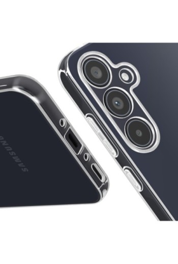 Cover per Samsung Galaxy A35 5G - silicone trasparente fotocamera protetta