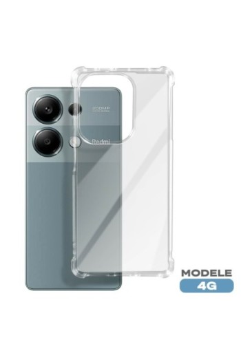Cover anti-urto per Xiaomi Redmi Note 13 Pro 4G angoli rinforzati - trasparente
