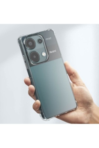 Cover anti-urto per Xiaomi Redmi Note 13 Pro 4G angoli rinforzati - trasparente