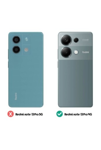 Cover anti-urto per Xiaomi Redmi Note 13 Pro 4G angoli rinforzati - trasparente