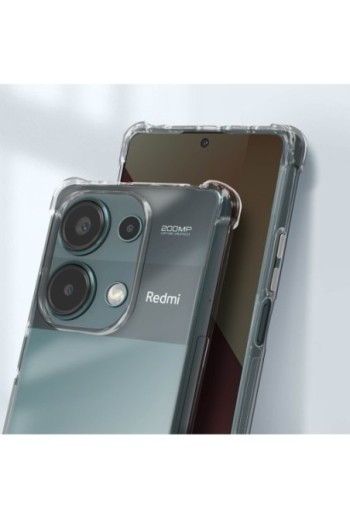 Cover anti-urto per Xiaomi Redmi Note 13 Pro 4G angoli rinforzati - trasparente