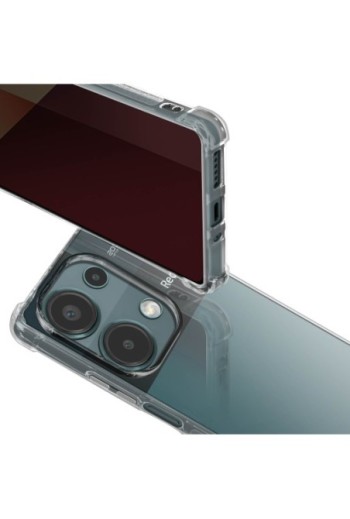 Cover anti-urto per Xiaomi Redmi Note 13 Pro 4G angoli rinforzati - trasparente
