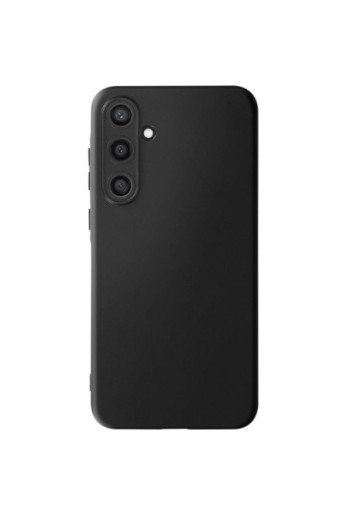 Cover per Samsung Galaxy A55 - silicone morbido nero opaco fotocamera protetta