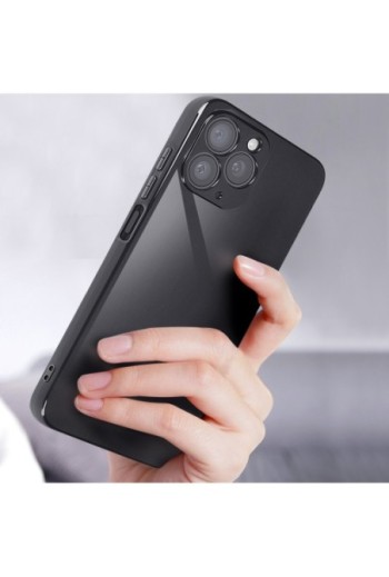 Cover per Blackview A96 - silicone morbido nero opaco fotocamera protetta