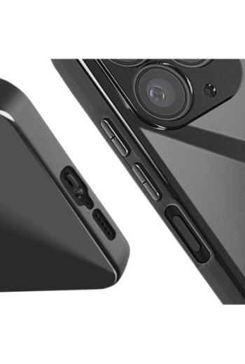 Cover per Blackview A96 - silicone morbido nero opaco fotocamera protetta