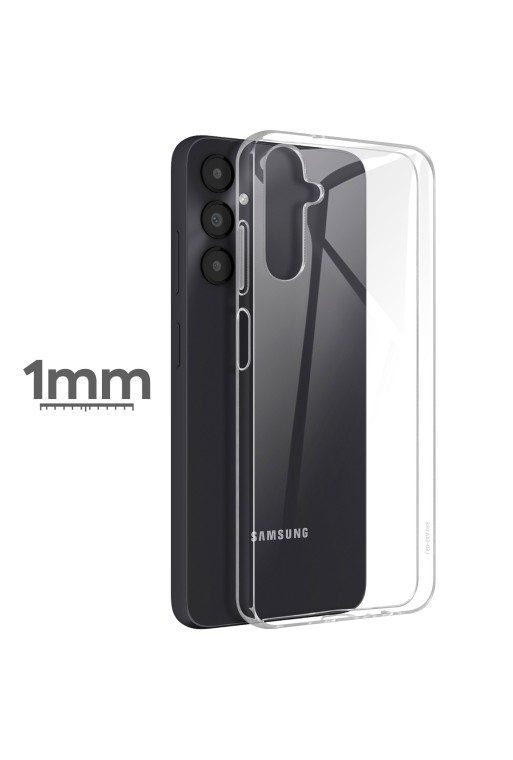 Cover per Samsung Galaxy A05s in silicone sottile 1 mm - trasparente