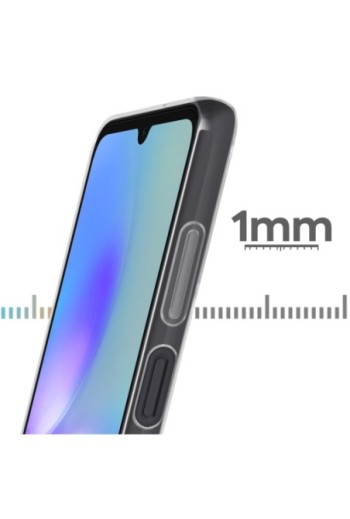 Cover per Samsung Galaxy A05s in silicone sottile 1 mm - trasparente