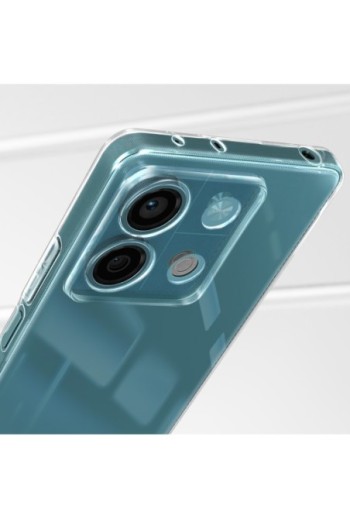 Cover per Xiaomi Redmi Note 13 5G - silicone morbido trasparente fotocamera protetta