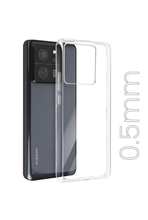 Cover trasparente silicone sottile 0 5 mm per Xiaomi 13T e 13T Pro