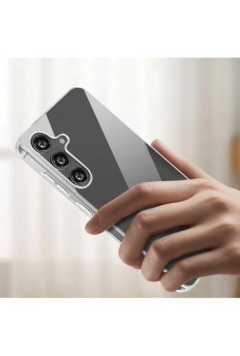 Cover trasparente per Samsung Galaxy S24 / S25 silicone sottile 0 5 mm