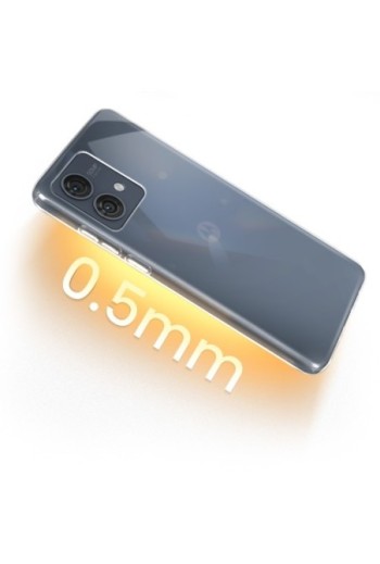 Cover trasparente per Motorola Moto G84 silicone sottile 0 5 mm
