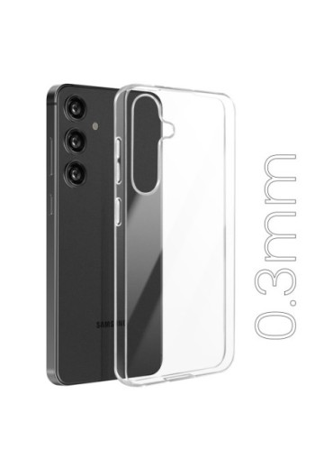 Cover extra-sottile 0 3 mm per Samsung Galaxy S24 / S25 - silicone trasparente