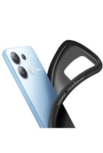 Cover nera per Xiaomi Redmi Note 13 4G in silicone flessibile - Classic Case