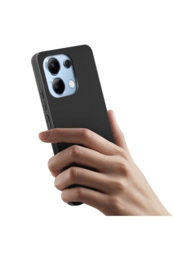 Cover nera per Xiaomi Redmi Note 13 4G in silicone flessibile - Classic Case