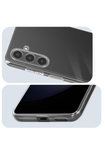 Cover trasparente per Samsung Galaxy S23 FE in silicone flessibile