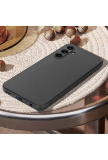 Cover per Samsung Galaxy A25 5G in silicone serie Classic Case Mat nera