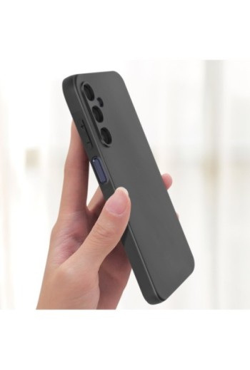 Cover per Samsung Galaxy A25 5G in silicone serie Classic Case Mat nera