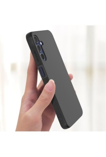 Cover per Samsung Galaxy A15 5G in silicone serie Classic Case Mat nera