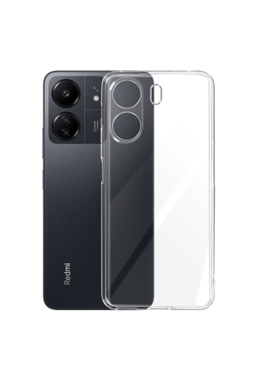 Cover per Xiaomi Redmi 13C e Poco C65 silicone flessibile - Classic Case trasparente