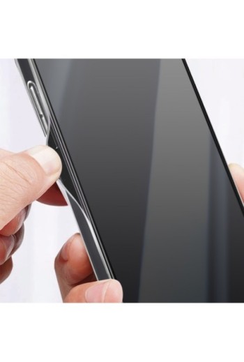 Cover per Nothing Phone 2 trasparente + vetro temperato 9H bordo nero - protezione completa