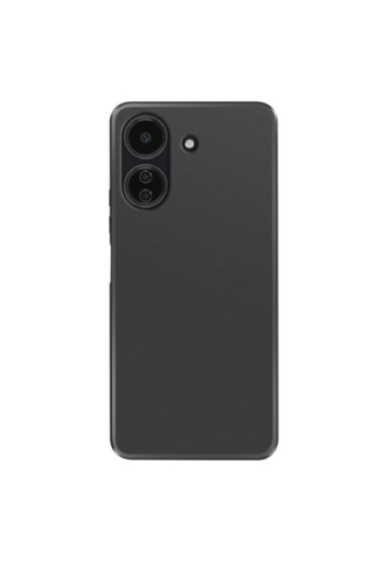 Cover in silicone flessibile Classic Case nera per Xiaomi Redmi 13C e Poco C65