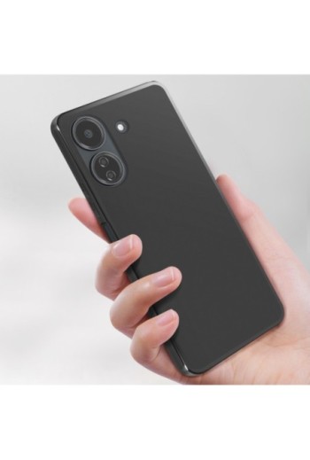 Cover in silicone flessibile Classic Case nera per Xiaomi Redmi 13C e Poco C65